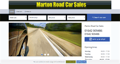 Desktop Screenshot of martonroadcarsales.co.uk